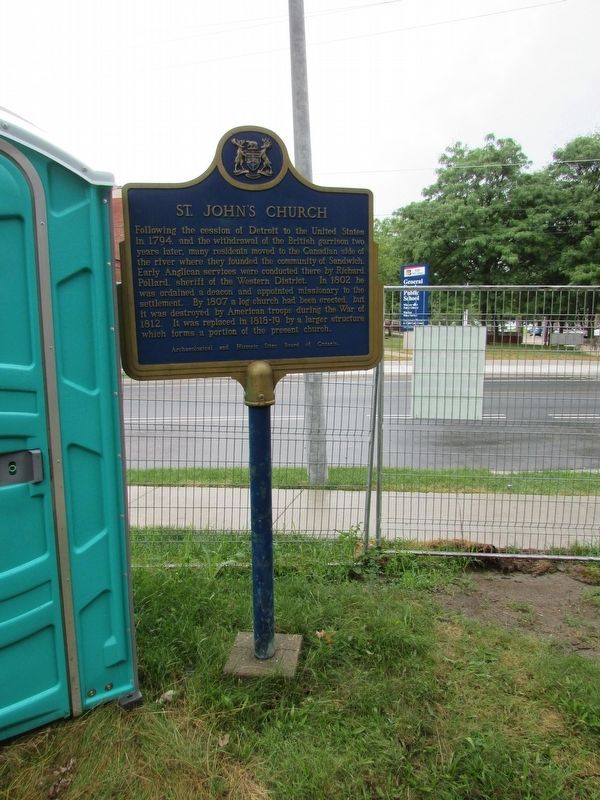 St. John�s Church Marker image. Click for full size.
