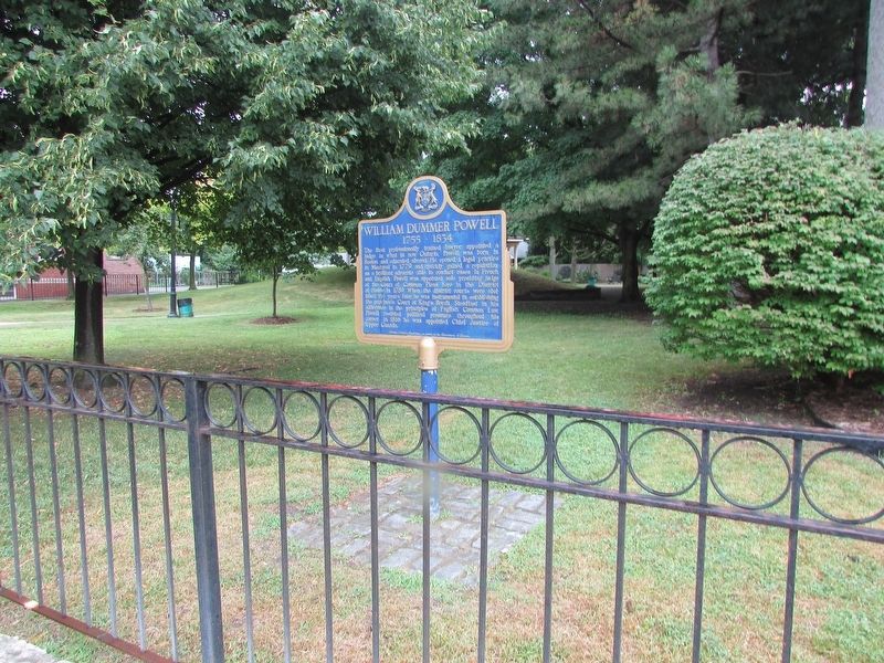 William Dummer Powell Marker image. Click for full size.
