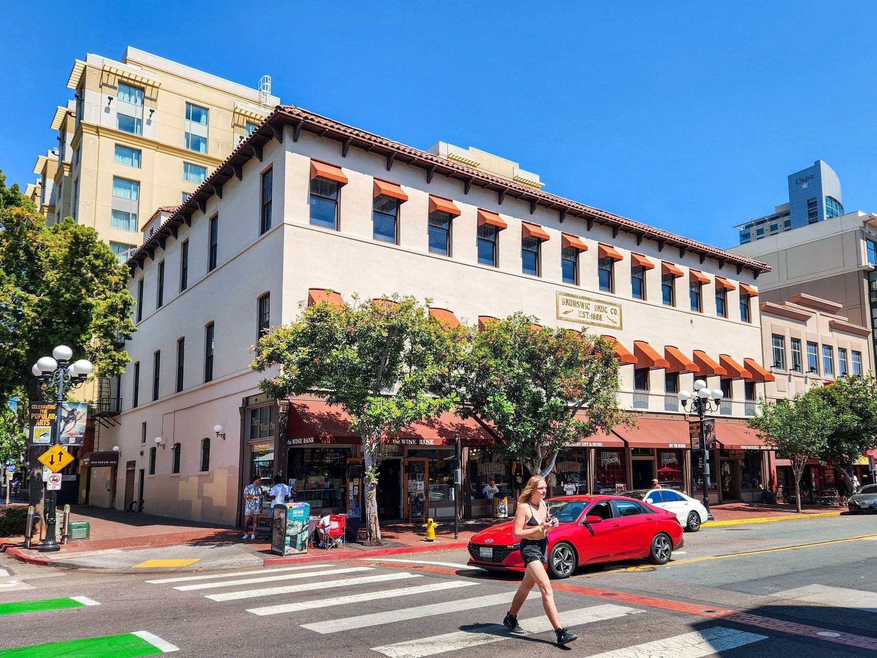 Brunswig Drug Co. Building and Marker. Click for full size. Brunswig Drug Co. Building and Marker image. Click for full size.