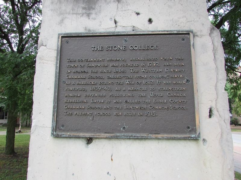The Stone College Marker image. Click for full size.