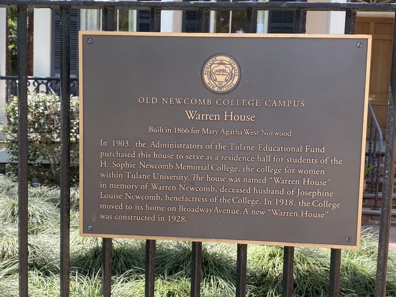 Warren House Marker. Click for full size. Warren House Marker image. Click for full size.