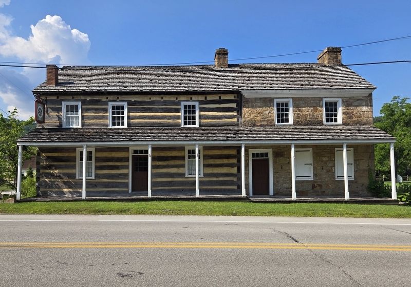 The Compass Inn and Marker. Click for full size. The Compass Inn and Marker image. Click for full size.