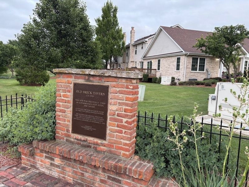 Old Brick Tavern Marker image. Click for full size.