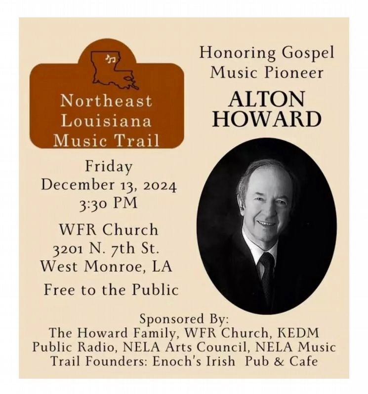 Alton Howard Marker image. Click for full size.