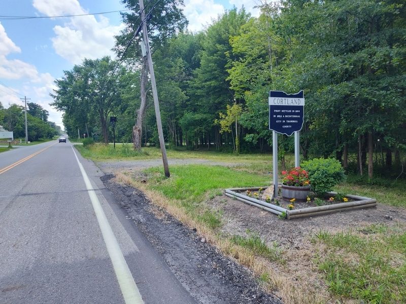 Cortland Marker image. Click for full size.