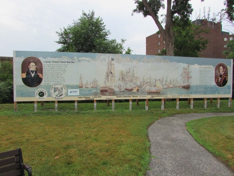 Battle of Lake Erie Marker. Click for full size. Battle of Lake Erie Marker image. Click for full size.
