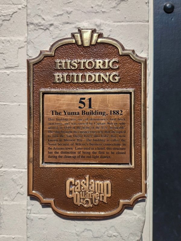 The Yuma Building, 1882 Marker. Click for full size. The Yuma Building, 1882 Marker image. Click for full size.