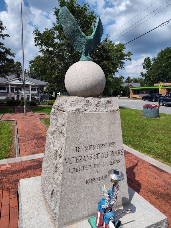 Kinsman Veterans Memorial Marker. Click for full size. Kinsman Veterans Memorial Marker image. Click for full size.