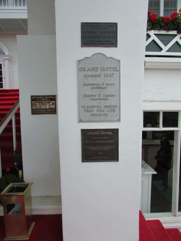 Grand Hotel Marker. Click for full size. Grand Hotel Marker image. Click for full size.