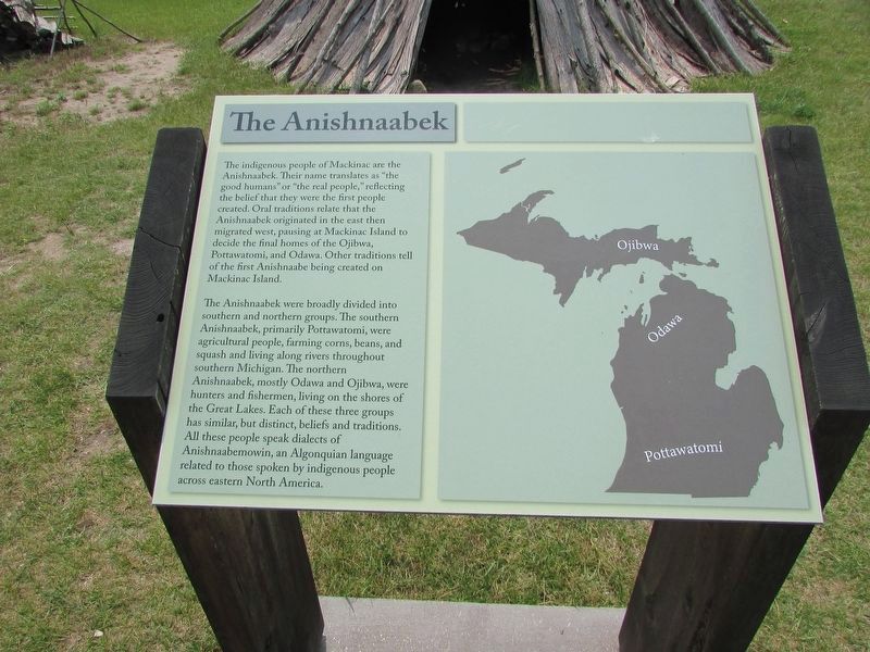 The Anishnaabek Marker. Click for full size. The Anishnaabek Marker image. Click for full size.