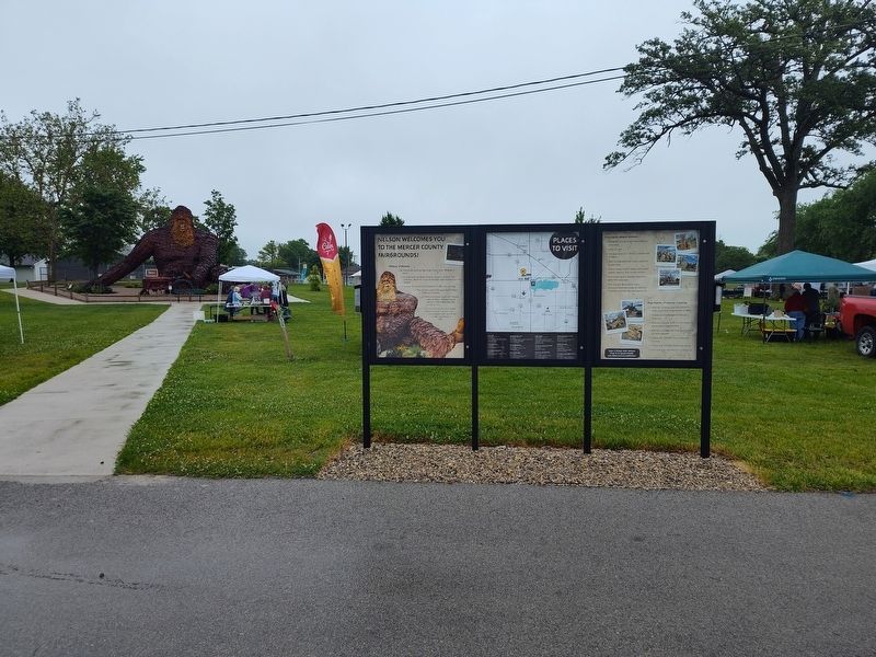 Nelson Welcomes You To The Mercer County Fairgrounds! Marker. Click for full size. Nelson Welcomes You To The Mercer County Fairgrounds! Marker image. Click for full size.