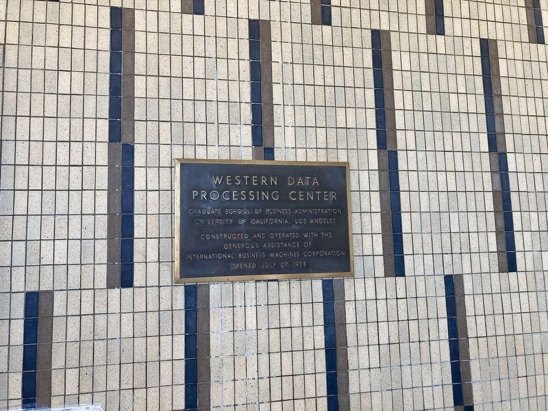 Western Data Processing Center Marker image. Click for full size.