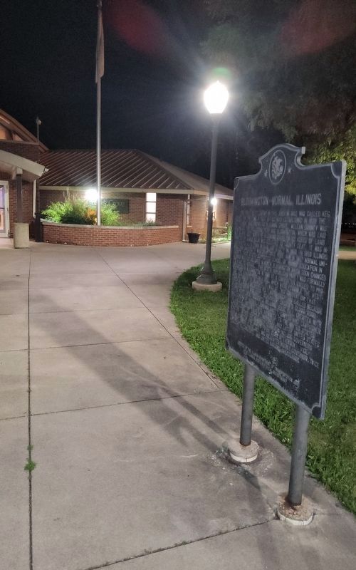 Bloomington-Normal, Illinois Marker. Click for full size. Bloomington-Normal, Illinois Marker image. Click for full size.