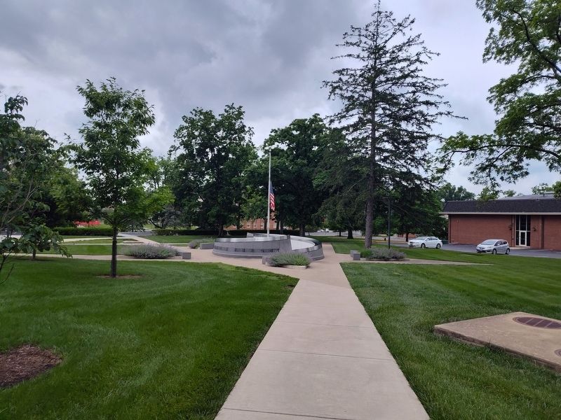 ﻿Miami University Alumni Veteran's Tribute Marker image. Click for full size.