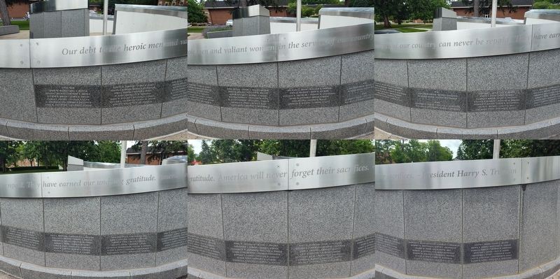 ﻿Miami University Alumni Veteran's Tribute Marker image. Click for full size.