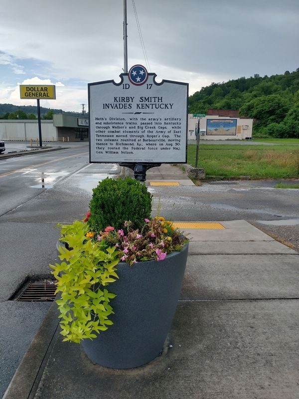 Kirby Smith Invades Kentucky Marker. Click for full size. Kirby Smith Invades Kentucky Marker image. Click for full size.