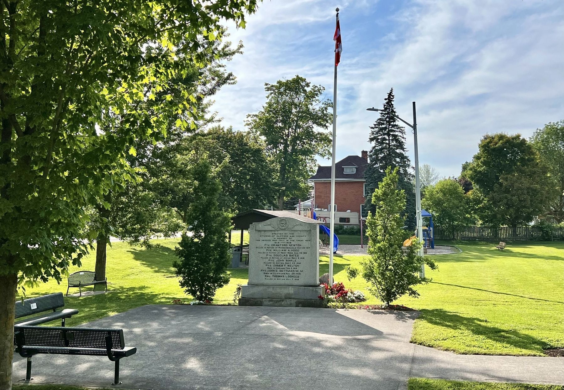 Clifford Cenotaph. Click for full size. Clifford Cenotaph image. Click for full size.