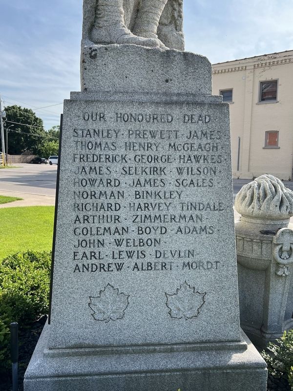Hanover Cenotaph Marker [east side] image. Click for full size.
