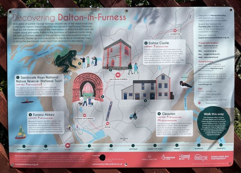 Discovering Dalton-in-Furness Marker. Click for full size. Discovering Dalton-in-Furness Marker image. Click for full size.
