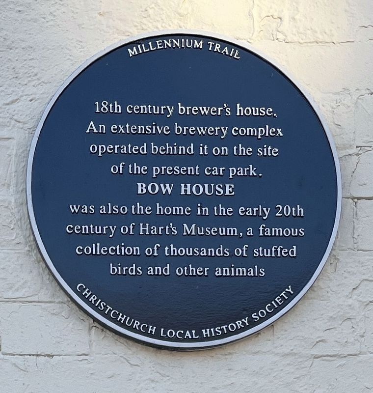 Bow House Marker. Click for full size. Bow House Marker image. Click for full size.