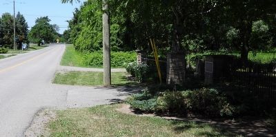 McAffee Cemetery - Marker in context image. Click for full size.