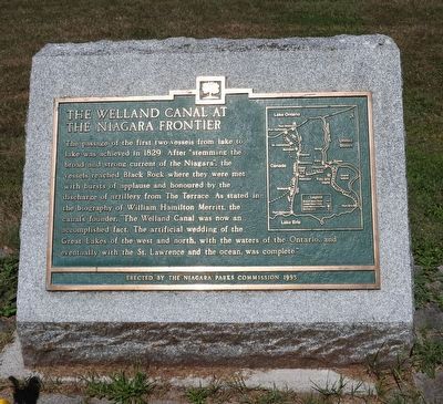The Welland Canal at the Niagara Frontier - Marker. Click for full size. The Welland Canal at the Niagara Frontier - Marker image. Click for full size.