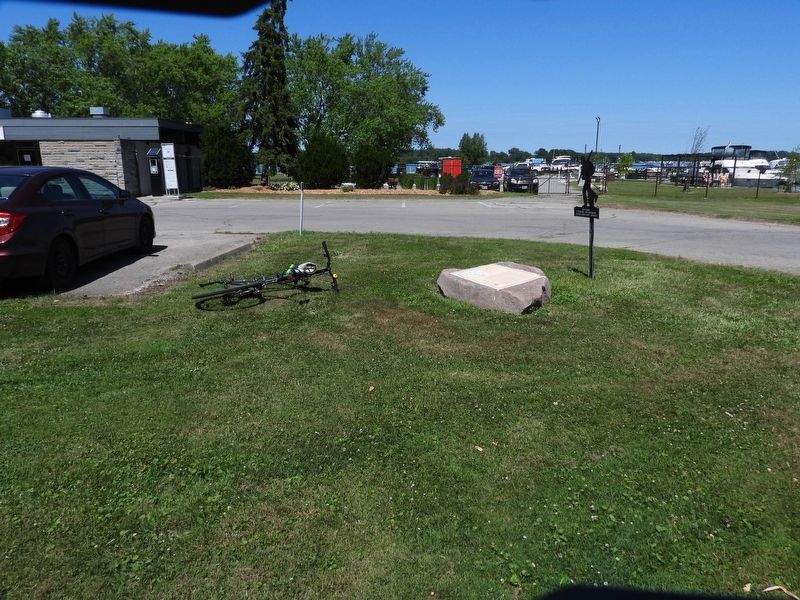 Niagara's Freedom Trail - Little Africa - Marker in context. Click for full size. Niagara's Freedom Trail - Little Africa - Marker in context image. Click for full size.