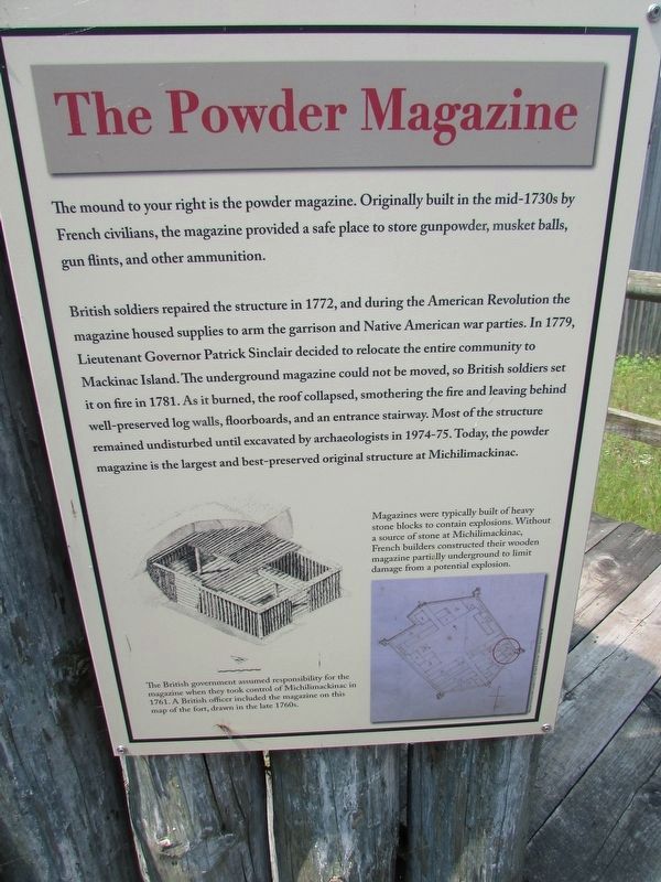 The Powder Magazine Marker. Click for full size. The Powder Magazine Marker image. Click for full size.