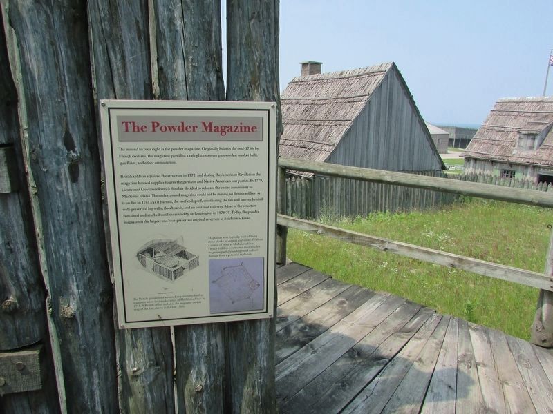The Powder Magazine Marker. Click for full size. The Powder Magazine Marker image. Click for full size.