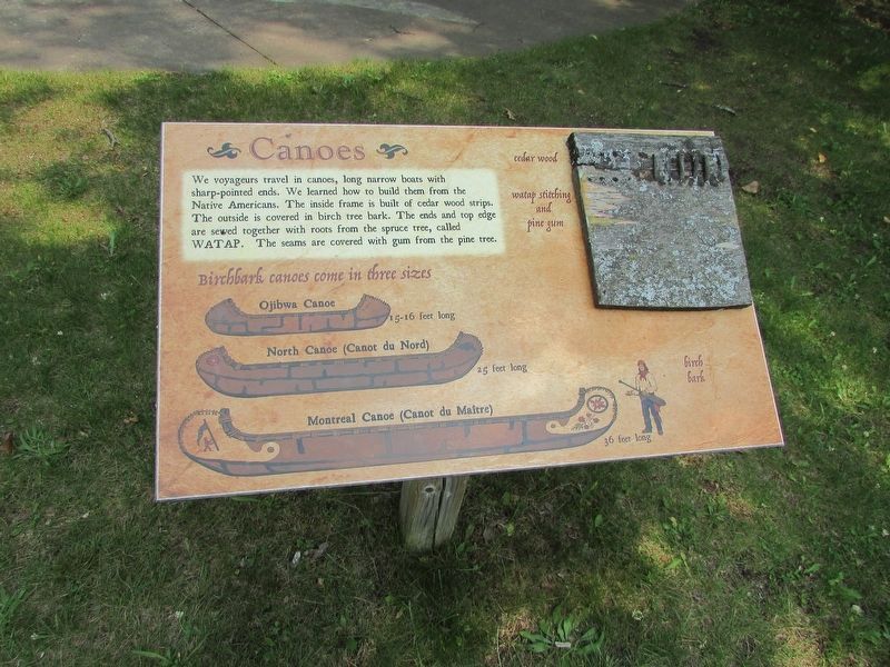 Canoes Marker. Click for full size. Canoes Marker image. Click for full size.