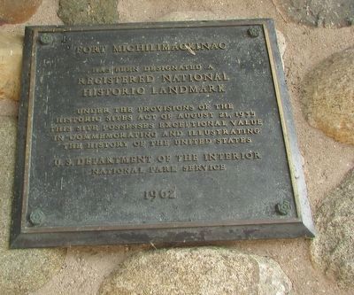 Fort Michilimackinac Marker image. Click for full size.