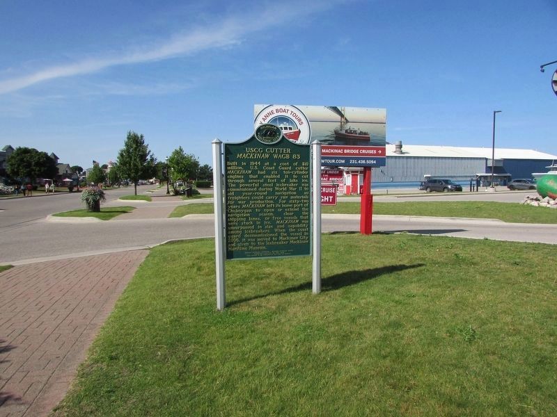 USCG Cutter <i>Mackinaw</i> WAGB 83 Marker. Click for full size. USCG Cutter <i>Mackinaw</i> WAGB 83 Marker image. Click for full size.