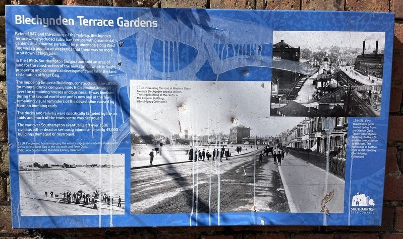 Blechynden Terrace Gardens Marker. Click for full size. Blechynden Terrace Gardens Marker image. Click for full size.