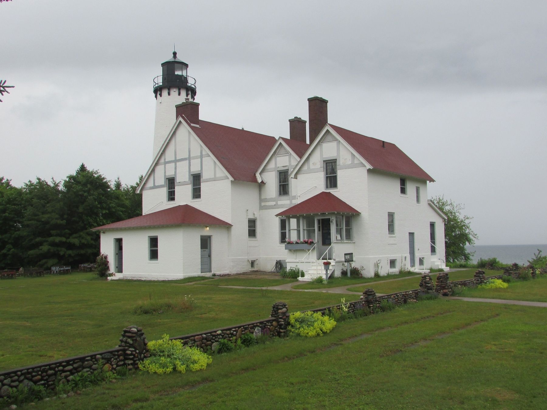 The Point Iroquois Lighthouse image. Click for full size.