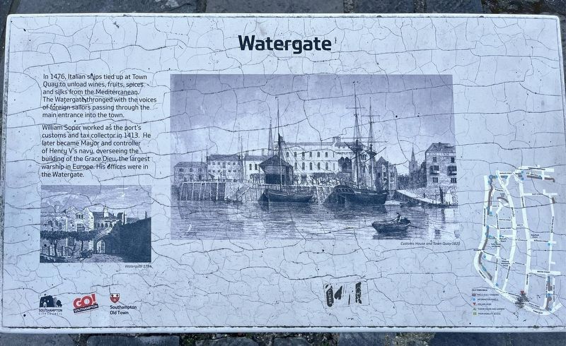 Watergate Marker. Click for full size. Watergate Marker image. Click for full size.