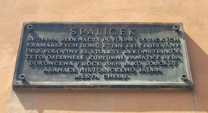 Spal�ček / Cluster of Houses Marker image. Click for full size.