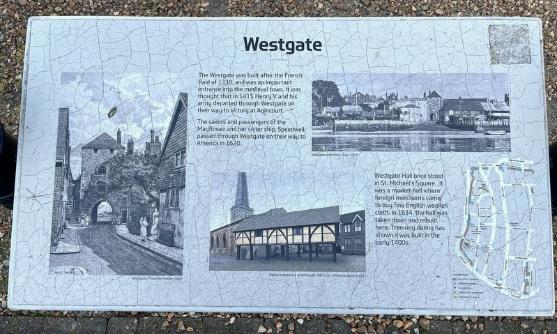 Westgate Marker. Click for full size. Westgate Marker image. Click for full size.