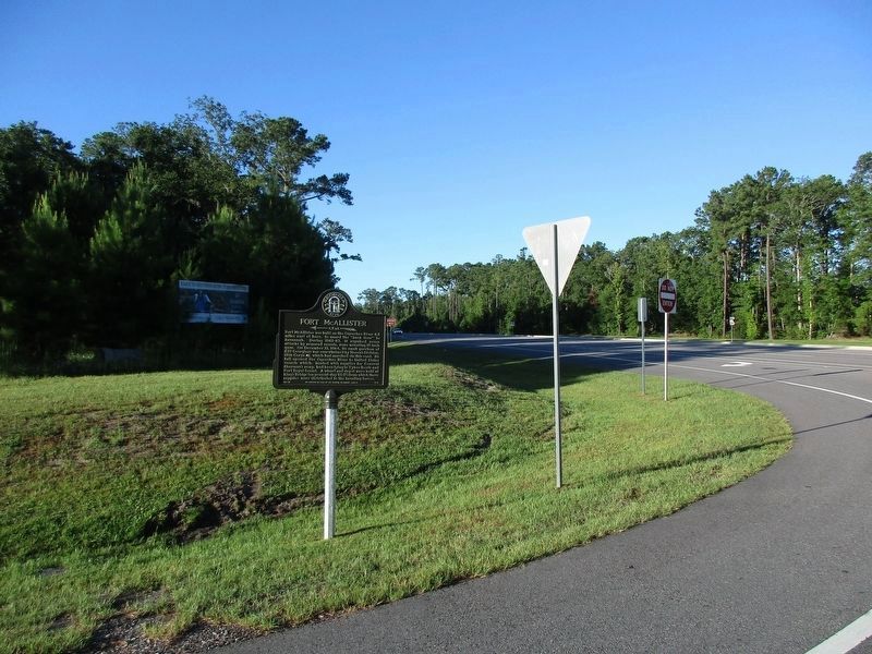 Fort McAllister Marker (Re-erected) image. Click for full size.