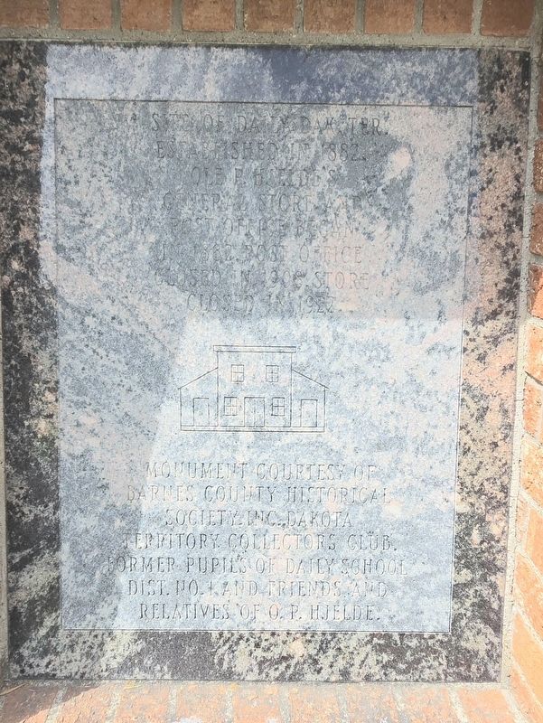 Site of Daily Dak. Ter. side of marker. Click for full size. Site of Daily Dak. Ter. side of marker image. Click for full size.