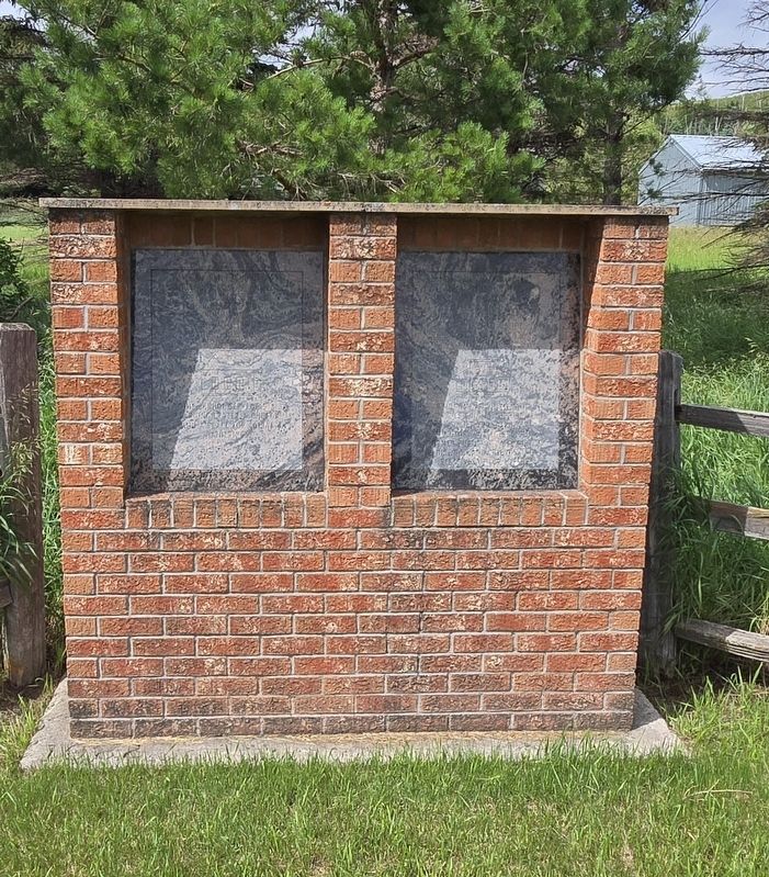 Full view of Site of Daily School No. 1 / Site of Daily Dak. Ter. Marker. Click for full size. Full view of Site of Daily School No. 1 / Site of Daily Dak. Ter. Marker image. Click for full size.