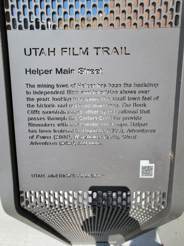 Helper Main Street Marker. Click for full size. Helper Main Street Marker image. Click for full size.