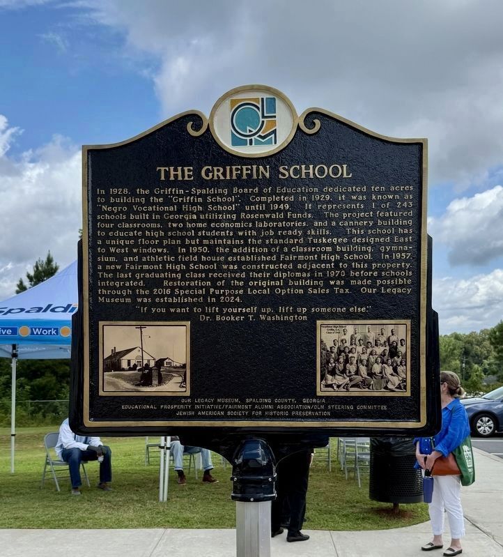 The Griffin School Marker. Click for full size. The Griffin School Marker image. Click for full size.