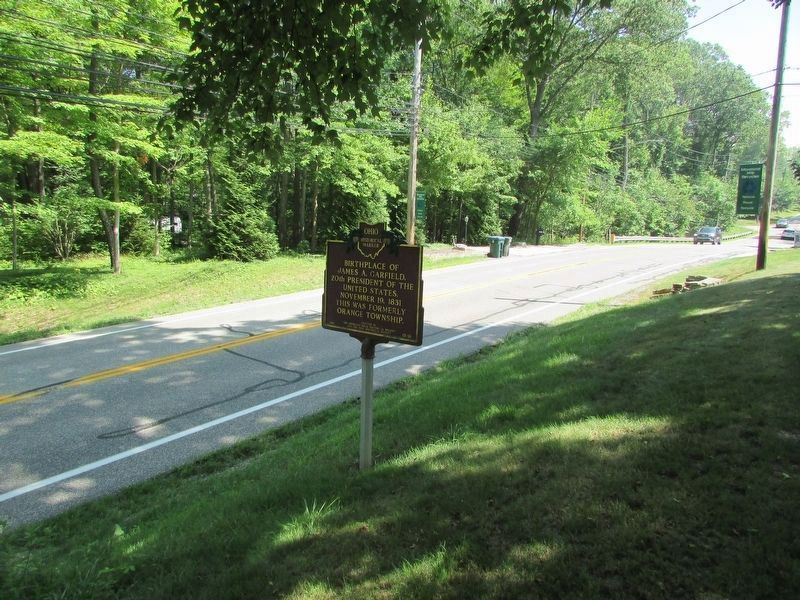 Birthplace of James A. Garfield Marker image. Click for full size.