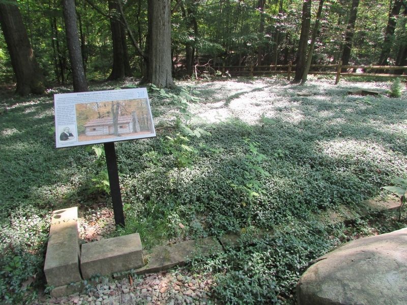 From Log Cabin to Wood Frame House Marker. Click for full size. From Log Cabin to Wood Frame House Marker image. Click for full size.