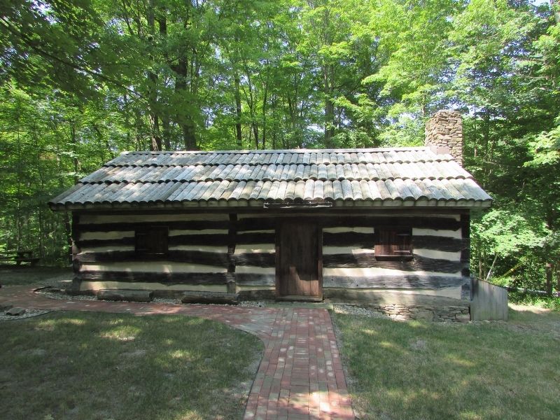 Replica Garfield Log Cabin. Click for full size. Replica Garfield Log Cabin image. Click for full size.