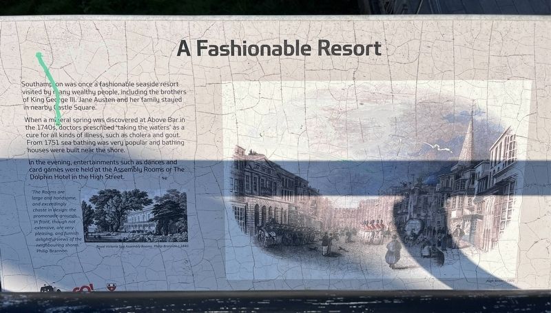 A Fashionable Resort Marker. Click for full size. A Fashionable Resort Marker image. Click for full size.