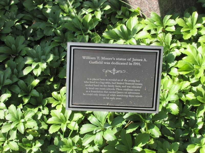 James A. Garfield Marker. Click for full size. James A. Garfield Marker image. Click for full size.