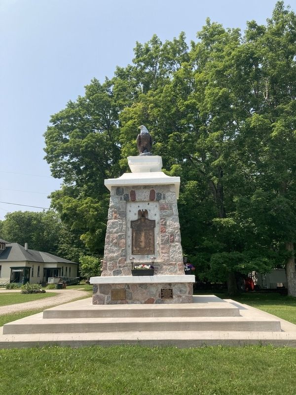 Honor Roll - Dedicated to the Men Of Washington Island Who Served Our Country In The Great War 1917- Marker. Click for full size. Honor Roll - Dedicated to the Men Of Washington Island Who Served Our Country In The Great War 1917- Marker image. Click for full size.