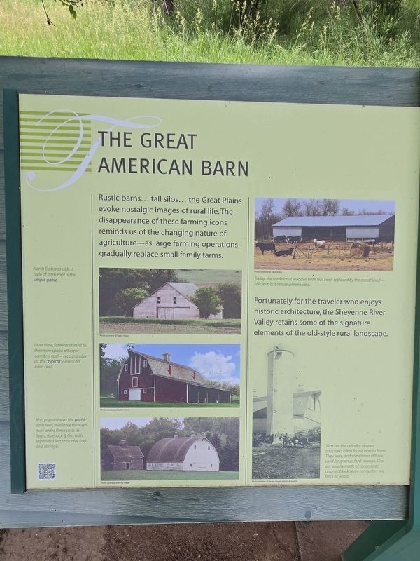 The Great American Barn (left side of the marker). Click for full size. The Great American Barn (left side of the marker) image. Click for full size.