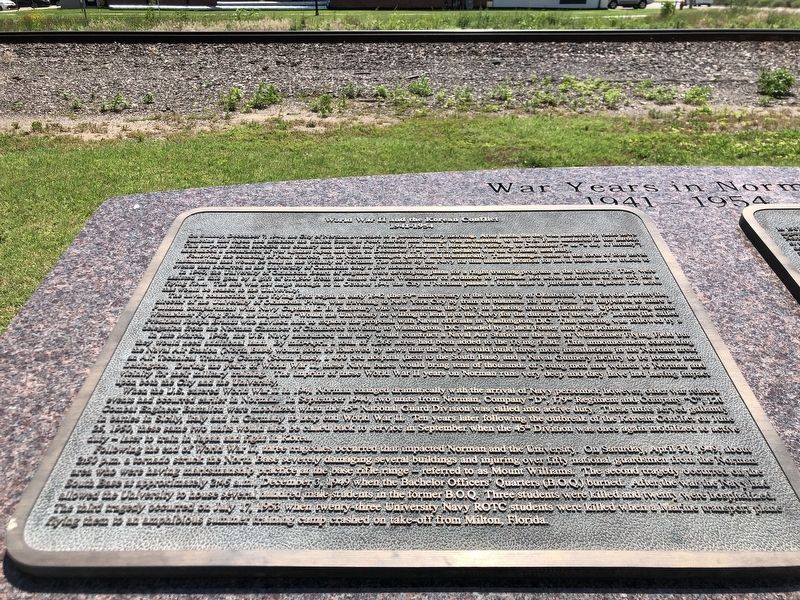 War Years in Norman Marker, Side One image. Click for full size.